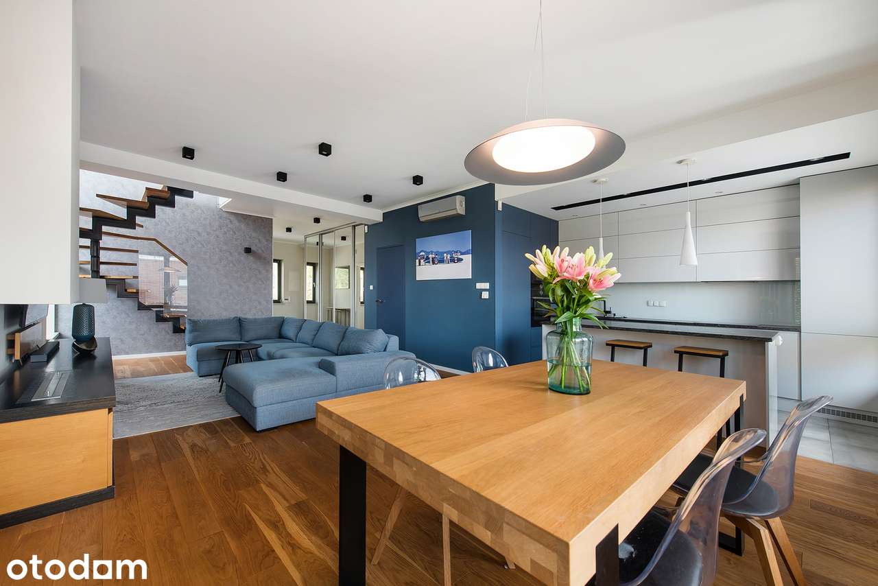 Apartament 120 m2 z widokowym tarasem i antresolą