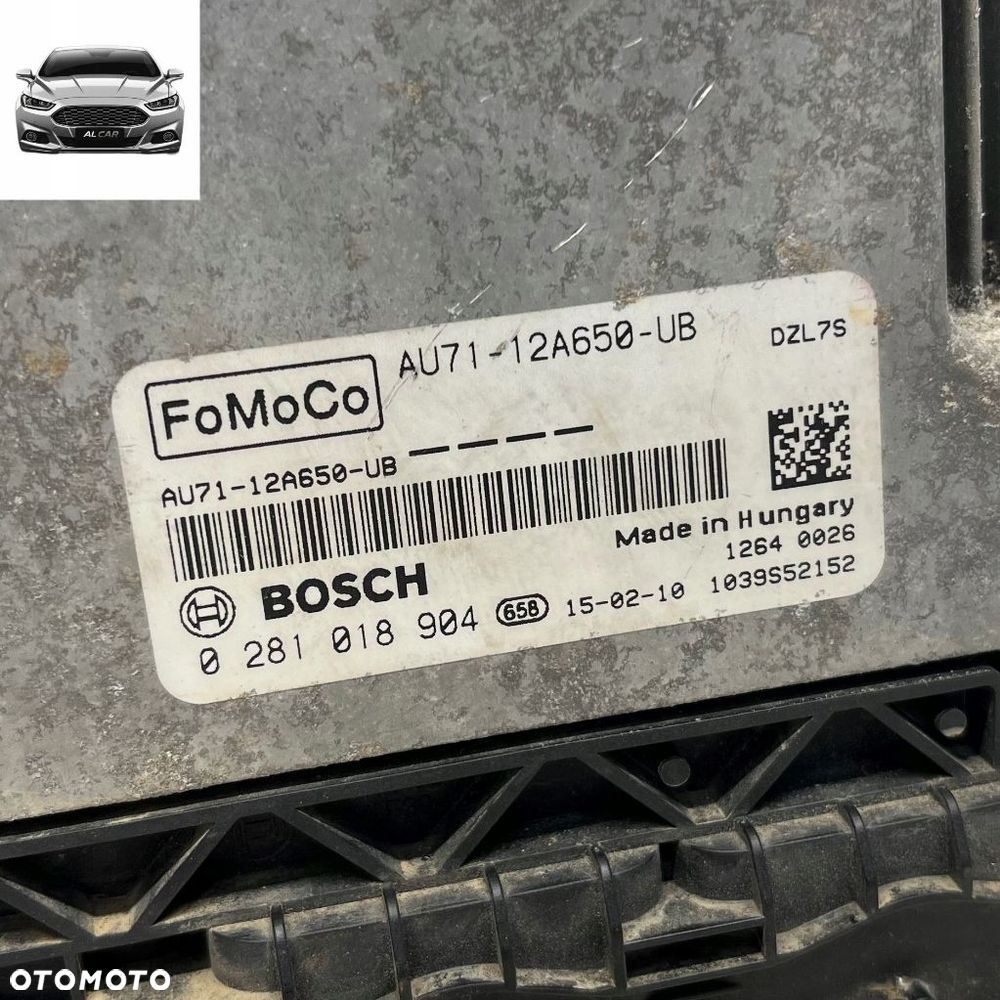 STEROWNIK SILNIKA 2.2 TDCI EURO 5 MONDEO MK4, S-MAX MK1 AU71-12A650-UB - 2