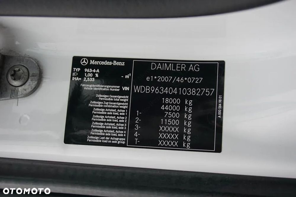 Mercedes-Benz / ANTOS / 1846 / EURO 6 / ACC / MAŁY PRZEBIEG - 11