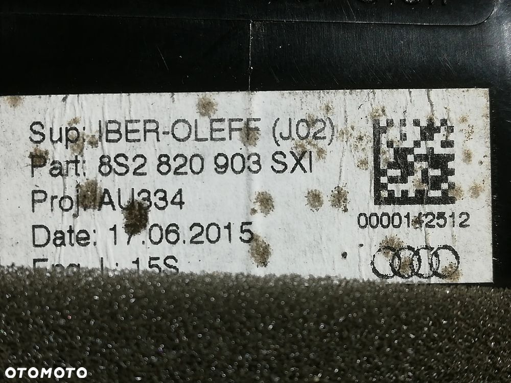Audi TT 8S kratki nawiewu kratka reuglacja 8S2820903 8S2820901 8S28209051 8S2820951 8S2820952 - 2