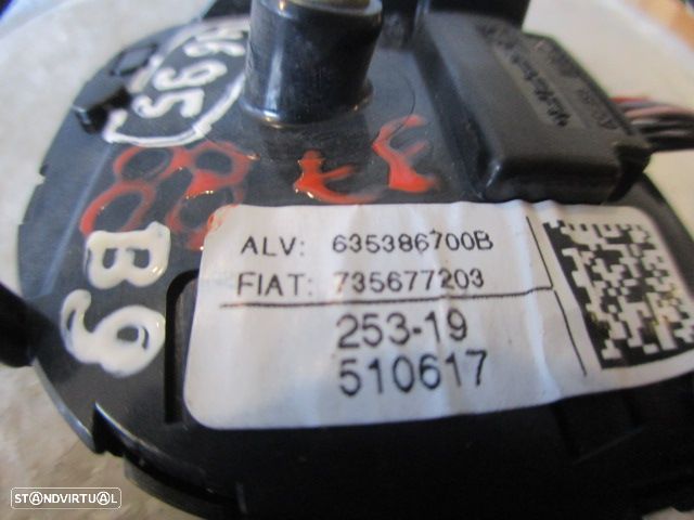 Interruptor 735677203 FIAT TIPO 2 FASE 2 2020 1.3JTD 95CV 5P BRANCO VOLANTE CHAMADAS - 2