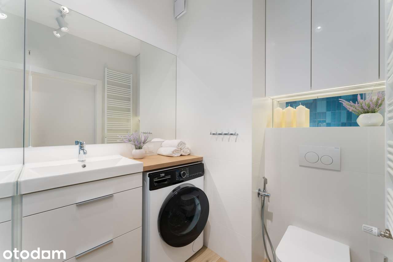 Zabłocie | 49,5 m² | prywatny ogród | 2x klima | garaż | ENG