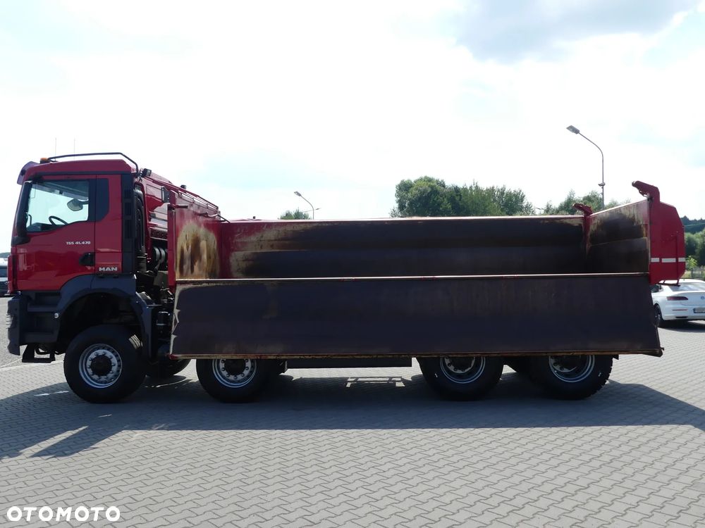 MAN TGS 41.470 / 8x8 / WYWROTKA MEILLER 3-STR HYDROBURTA / MANUAL / - 10