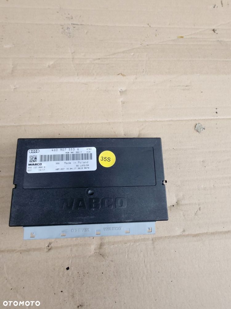 moduł sterownik zawieszenia audi a6 a8 4g0907553g - 1