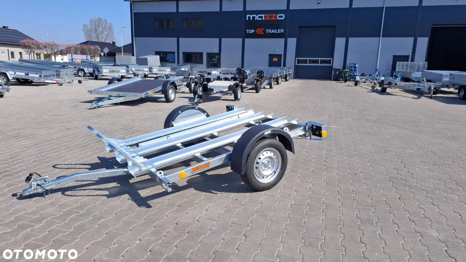 Neptun Dostawa Przyczepka na 3 motocykle 225x148,5cm DMC750kg UCHYLNA - 4