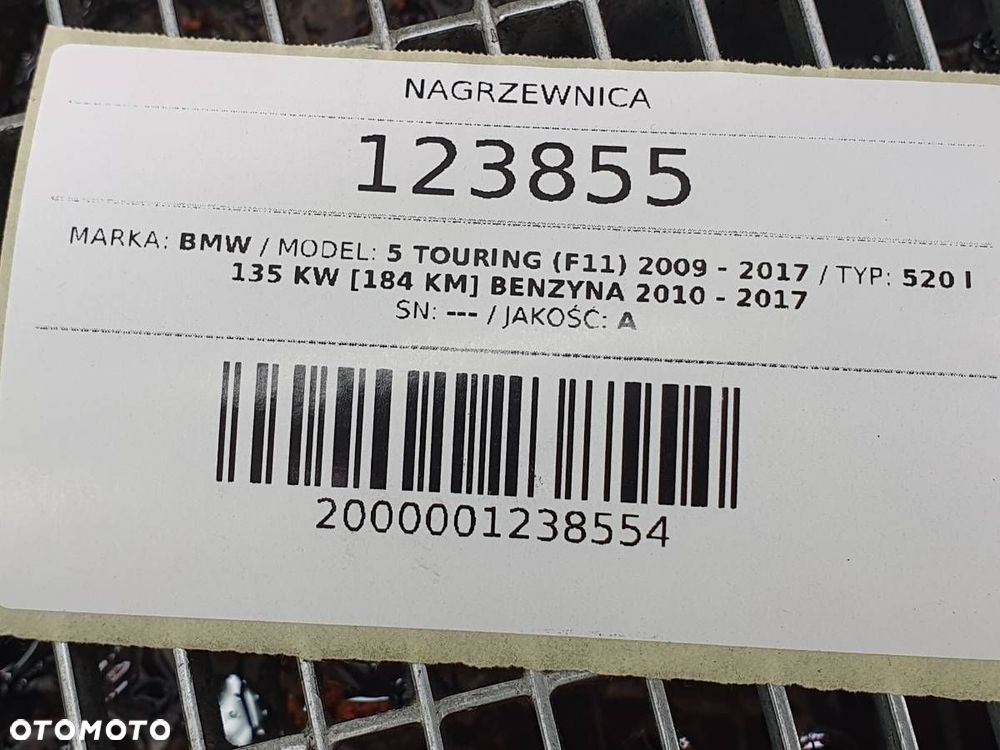 NAGRZEWNICA 9197019 BMW F10 F11 EUROPA LCI - 8