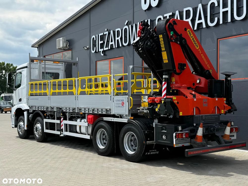 Mercedes-Benz Arocs Actros 3236 // E6 // 8x4 // Palfinger PK48002 z radiem // energetyka budowlanka skrzynia kran crane żuraw dzwig - 4