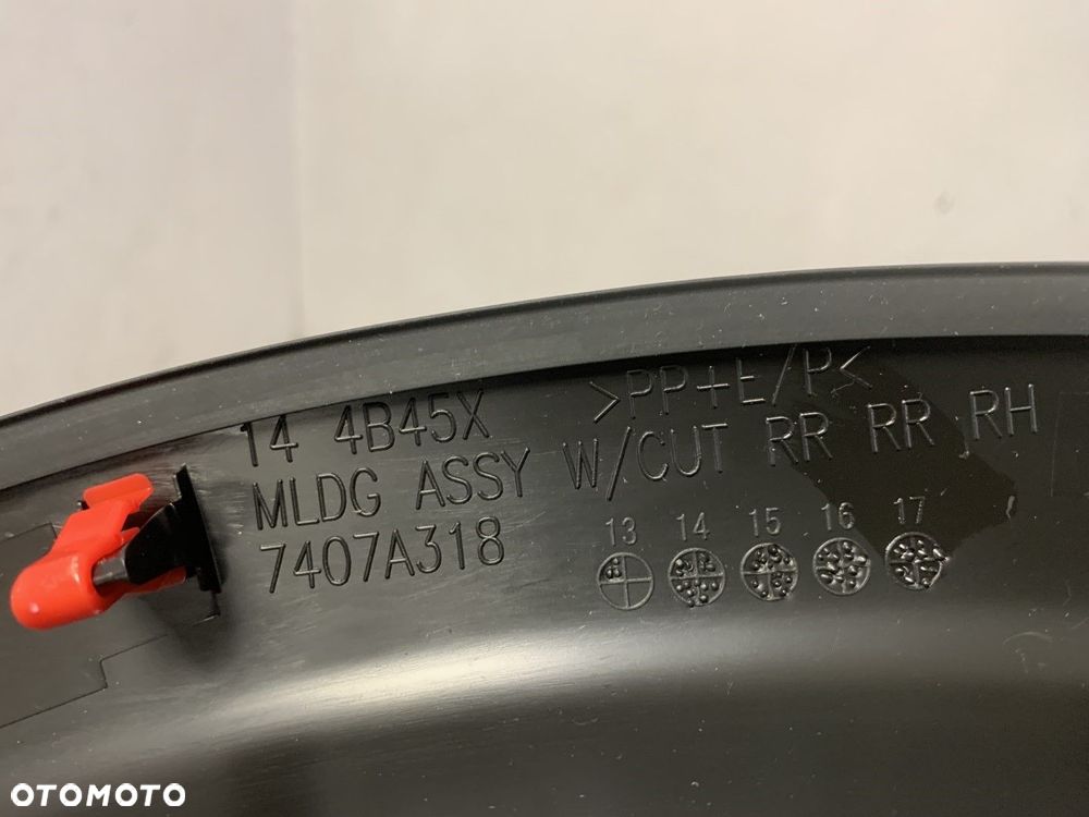 NOWA ORYGINALNA LISTWA ZDERZAKA PRAWA TYŁ PDC MITSUBISHI OUTLANDER III  3 12-21 7407A318 - 6
