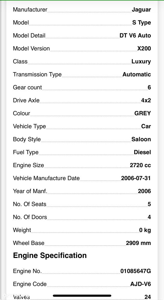 Silnik kompletny  Jaguar S-type XF XJ 2.7 D V6 AJD  FILM video  ajd-v6 276dt f - 8