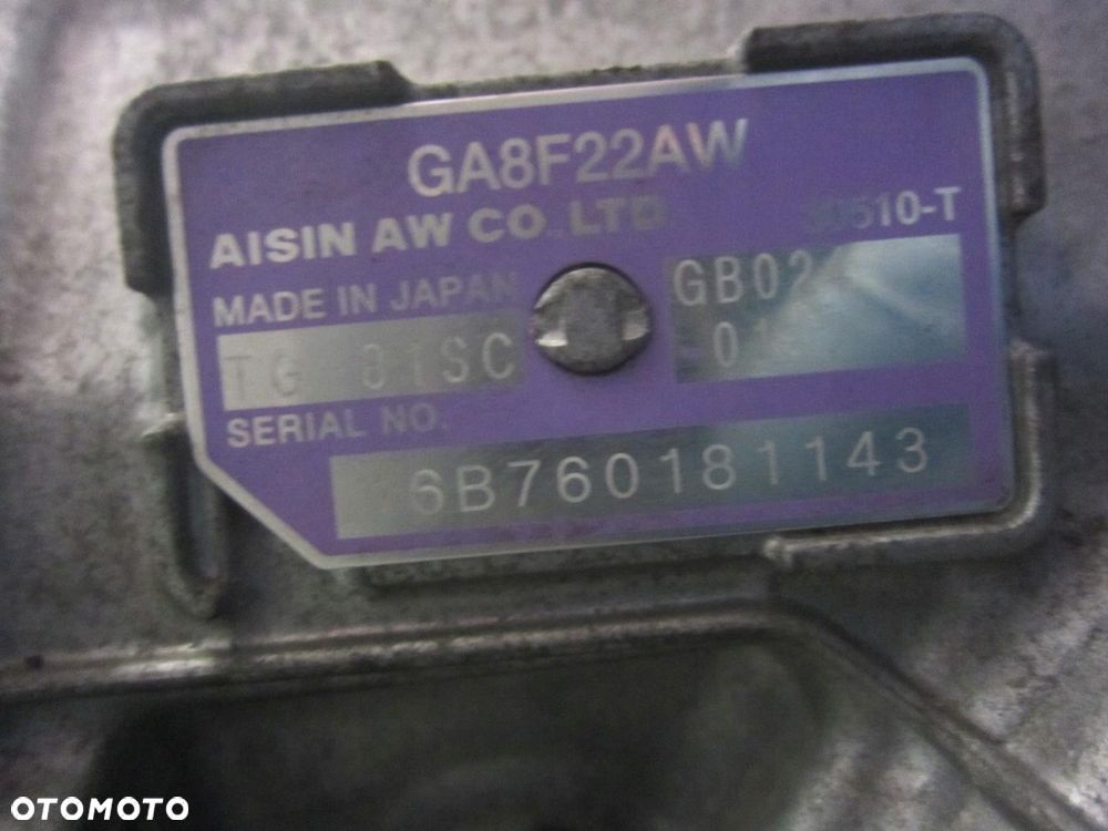 BMW X1 F48 B46 F39 SKRZYNIA BIEGÓW AUTOMAT GA8F22AW 9423613 24009423613 - 10