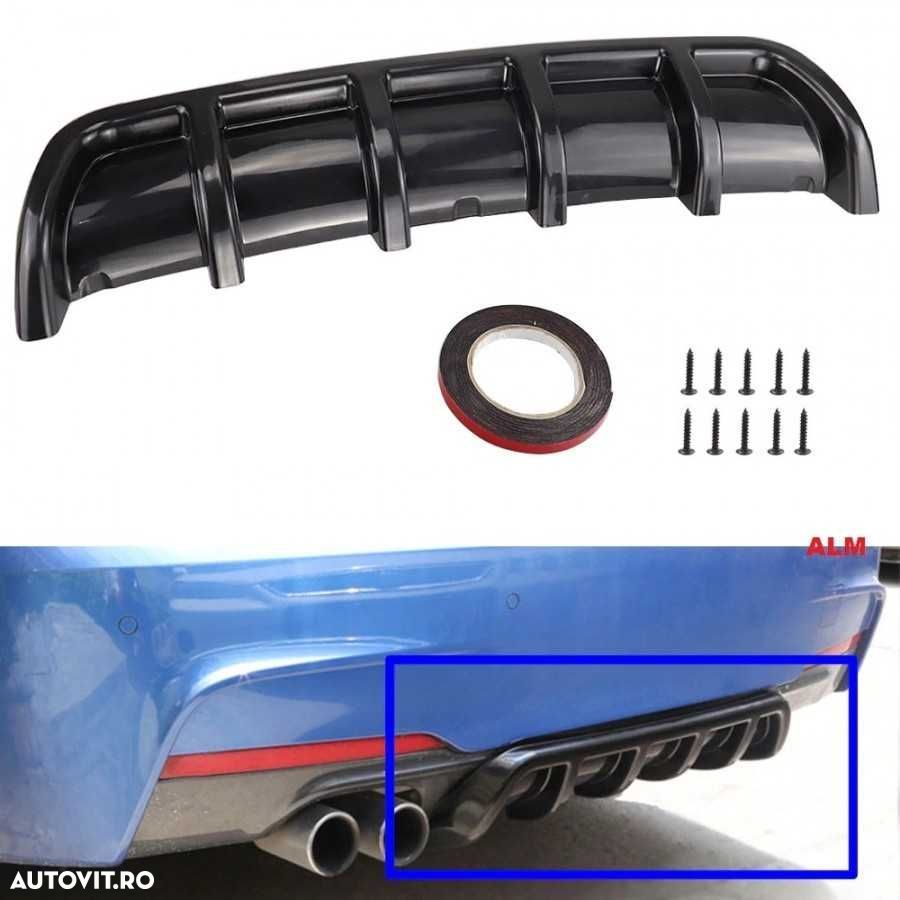 Ornament difuzor bara spate tuning universal negru - 1