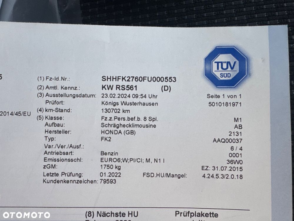 Honda Civic 1.8 i-VTEC Sport 40 Jahre Edition - 28