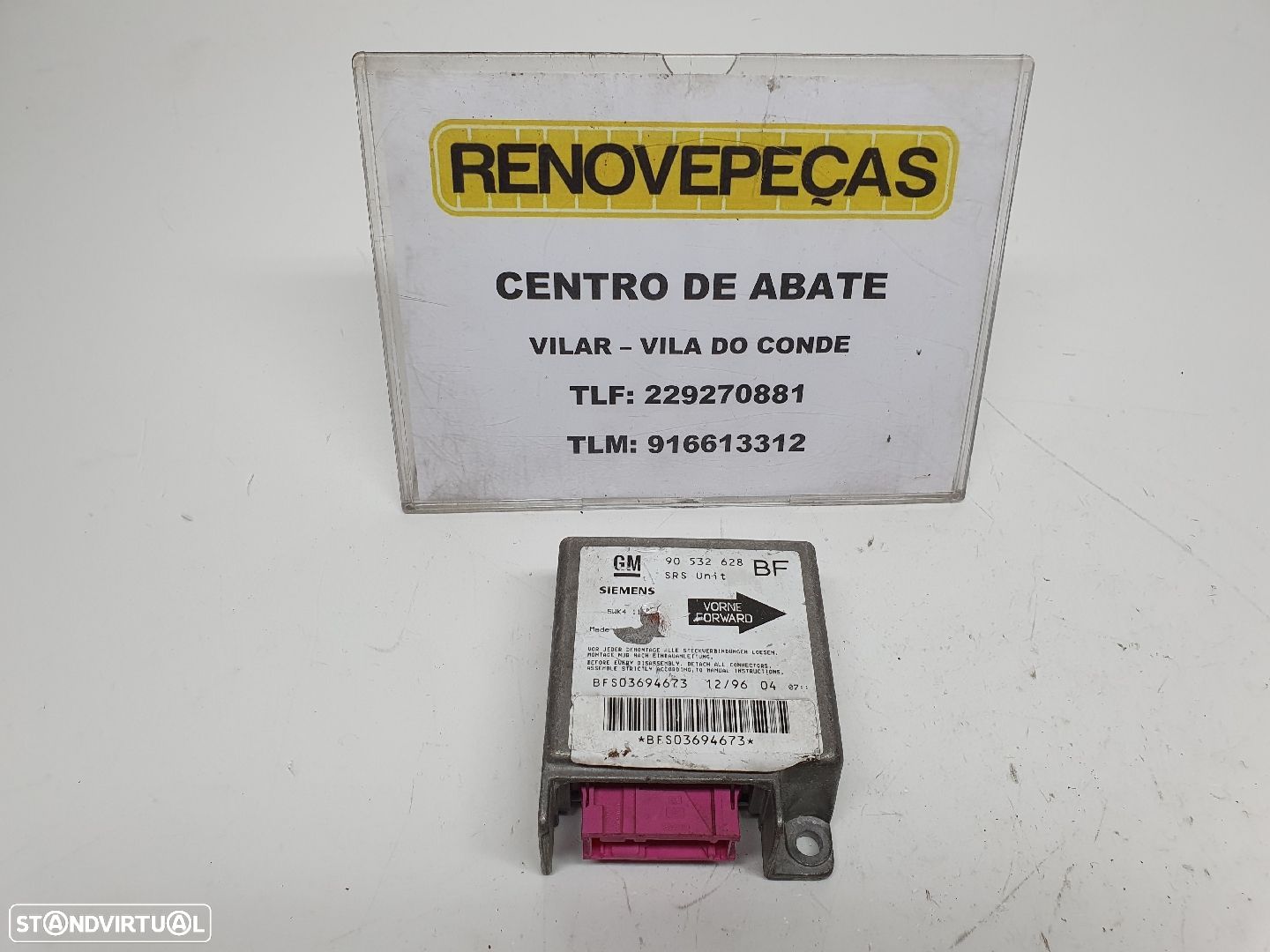 Centralina / Modulo Airbags Opel Corsa B (S93) - 1