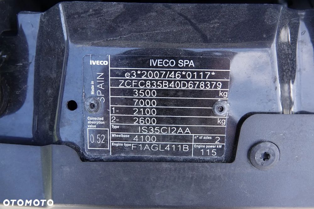 Iveco DAILY 35-160 / KONTENER 4,3 M / WINDA / BLIŹNIAK / HI MATIC /  SPROWADZONY - 39