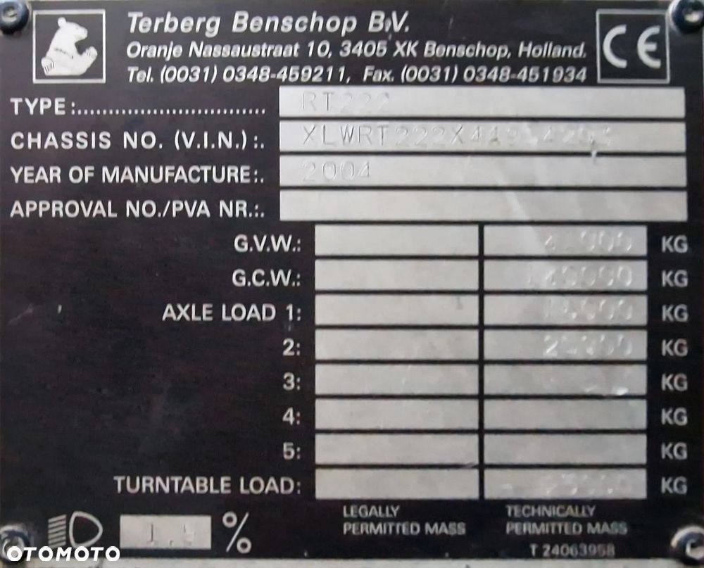 Terberg RT222 - CIĄGNIK TERMINALOWY - 20
