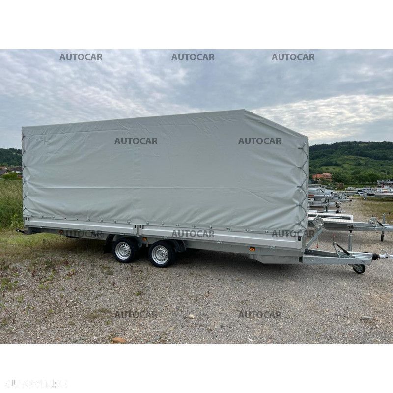 Autocar Platforma auto Autocar cu Prelata 6m - 1