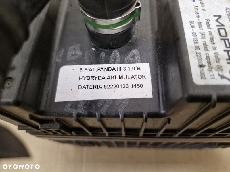 FIAT PANDA III 3 1.0 B HYBRYDA AKUMULATOR BATERIA 52220123 11AH - 5