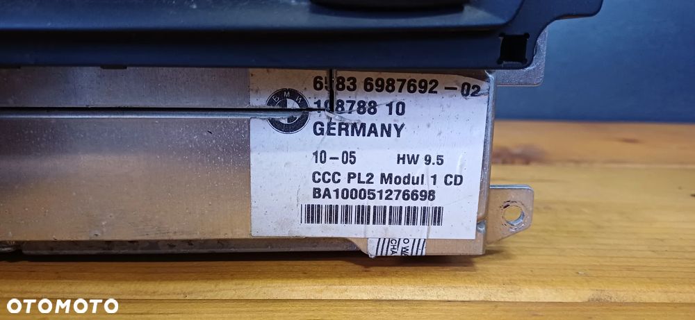 BMW E90 E91 CCC 6987692 RADIO CD DUŻA NAWIGACJA - 4