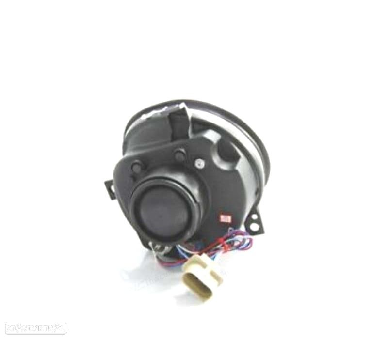 FARÓIS COM LUZ DIURNA LED PARA VOLKSWAGEN VW LUPO 98+ FUNDO PRETO - 2