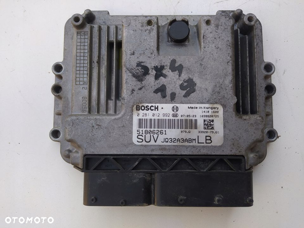 KOMPUTER STEROWNIK SEDICI Sx4 51806261 0281012992