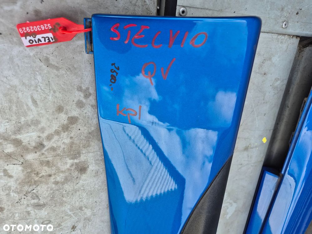 Próg nakładka listwa prawa lewa Alfa Stelvio QV Quadrifoglio komplet - 16