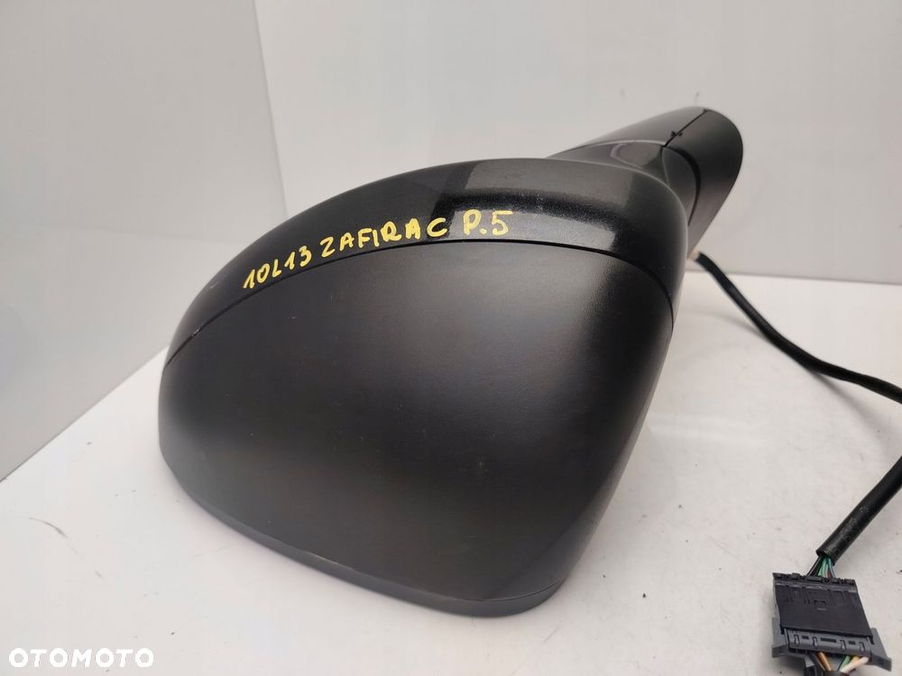 opel zafira c 5 pin 12r- lusterko lewe zewnętrzne z22c - 1