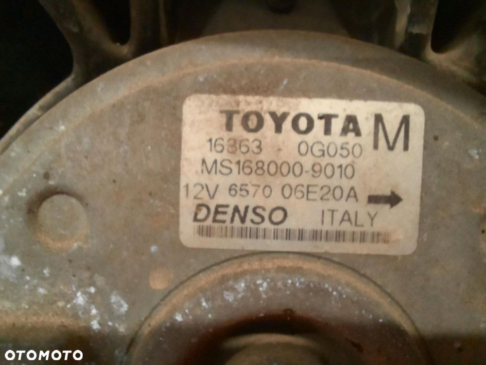 TOYOTA COROLLA E12 01-04 2.0D-4D WENTYLATOR CHŁODNICY 1227508402 1CDFTV - 4