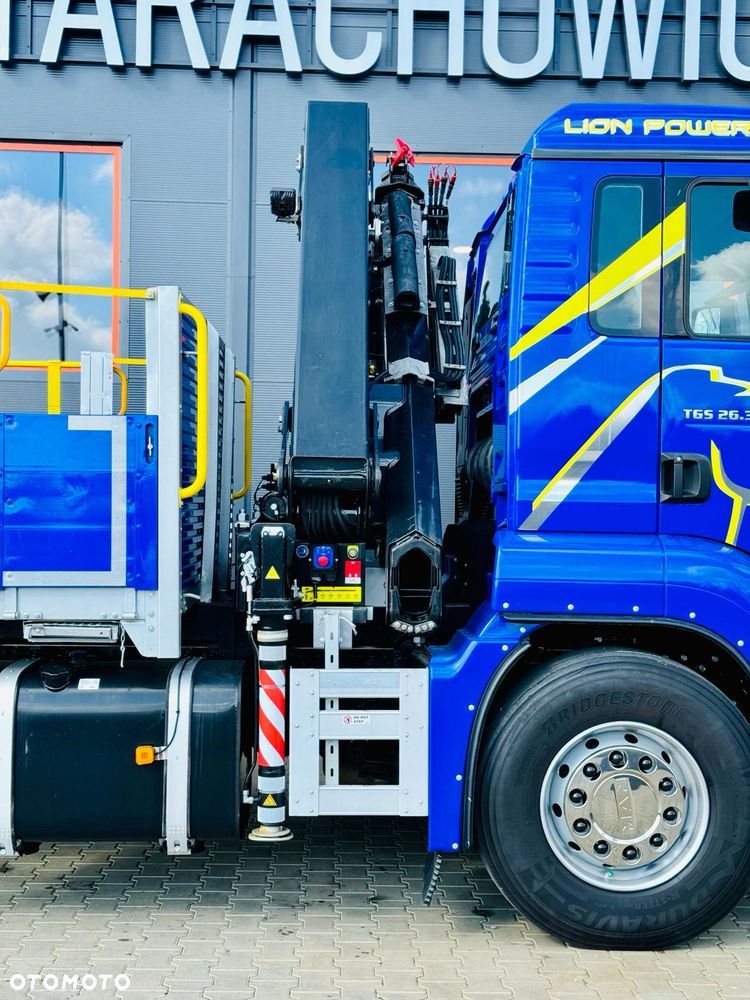 MAN TGM TGL TGS 26.360 skrzynia z żurawiem // HMF 1420 K2 12,6 m !! dzwig kran crane - 28