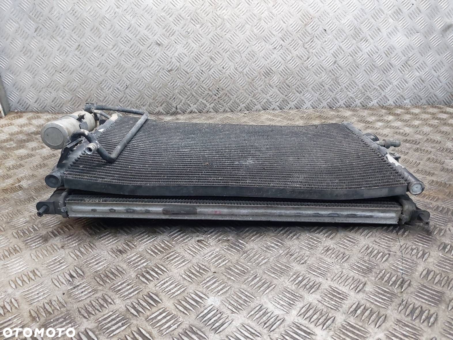 CHŁODNICA POWIETRZA INTERCOOLER + KLIMATYZACJI SAAB 9-5 I 2.3 T - 4