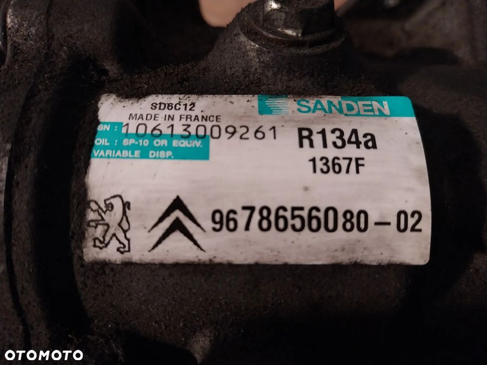 Sprężarka klimatyzcji Citroen C3 Picasso 1.6 E-HDI 2011 - 2