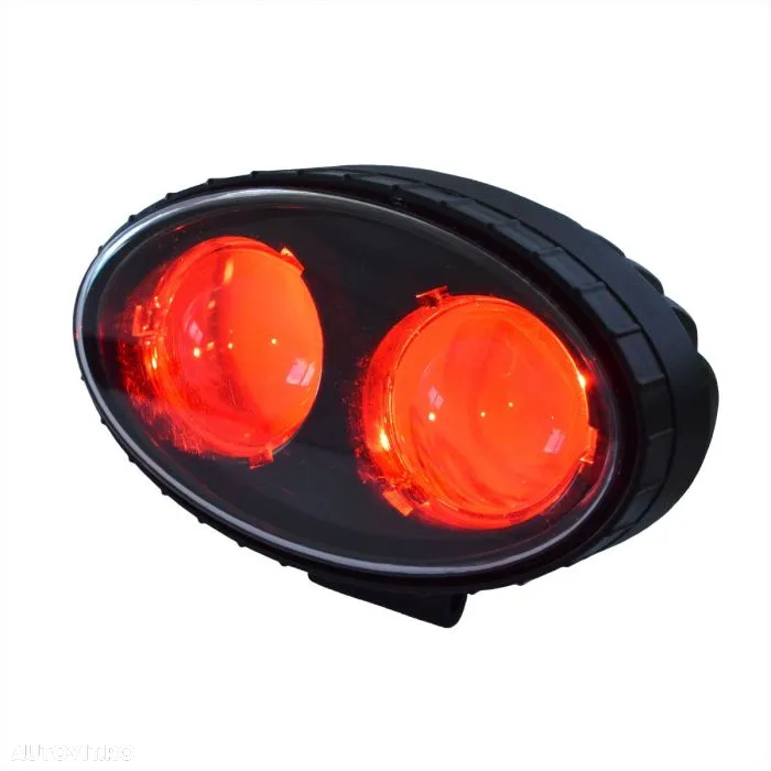 Lumina Siguranta Cu Punct Roșu - 10-48 V, 10 W, 500 Lm, 2 LED-Uri Pentru Stivuitor - 2