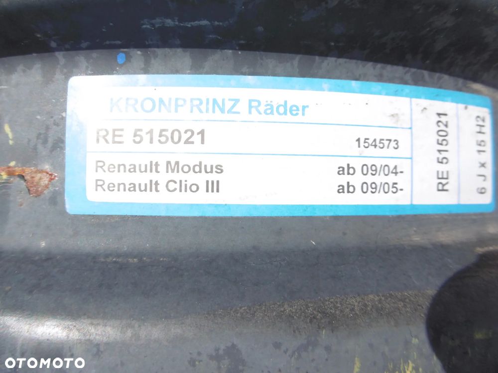FELGA FELGI CLIO III MODUS 6Jx15H2 - 2