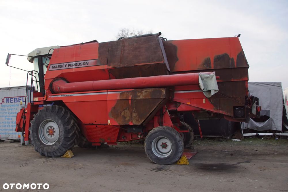 Kombajn na części - Massey Ferguson MF 36 7.6 220 KM 612 DSL 1997R Silnik Skrzynia Kabina Lampa Lusterko Schody Koło Deska Kokpit Sterownik Moduł Czujnik Kierownica Fotel - 5