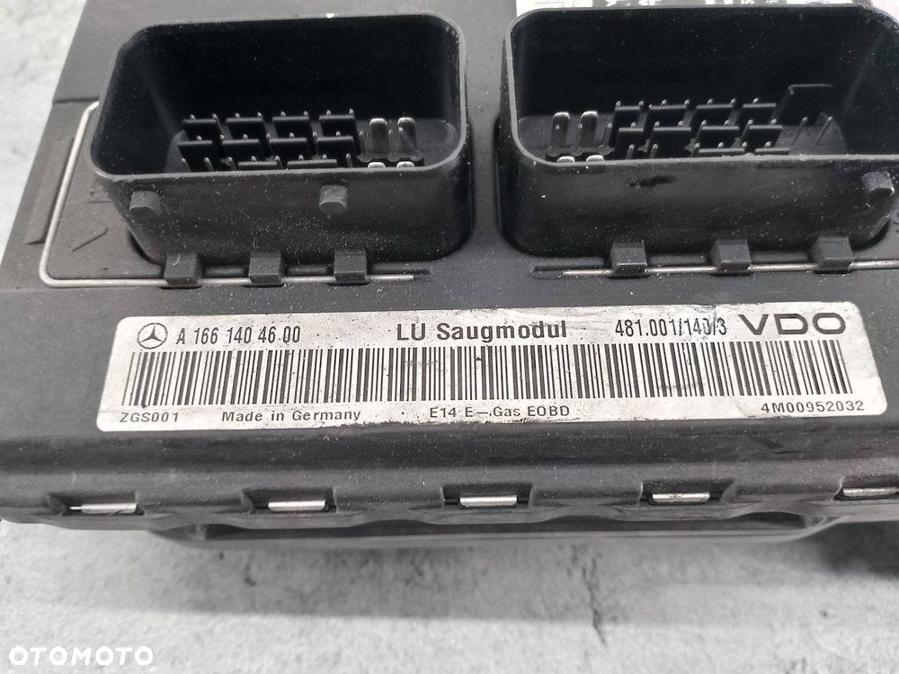 KOMPUTER, STEROWNIK MER. KL.A W168 A1661500179  A1661404700 481.001/140/3 - 7