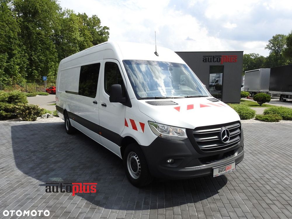 Mercedes-Benz SPRINTER FURGON BRYGADÓWKA  5 MIEJSC TEMPOMAT NAWIGACJA KLIMATYZACJA AUTOMAT   160KM - 2