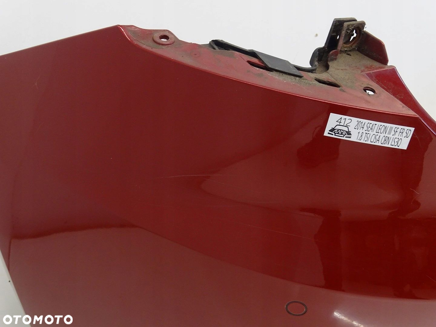 ZDERZAK TYŁ TYLNY POD 4X PDC SEAT LEON III 5F FR 12-16R BORDOWY LKS3Q - 5