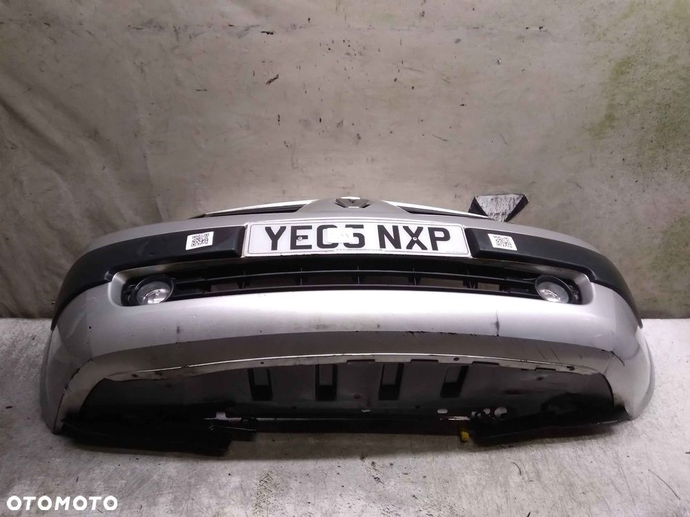 + ZDERZAK PRZÓD PRZEDNI DO RENAULT MEGANE II 2 MK2 TED69 SREBRNY HALOGENY - 1