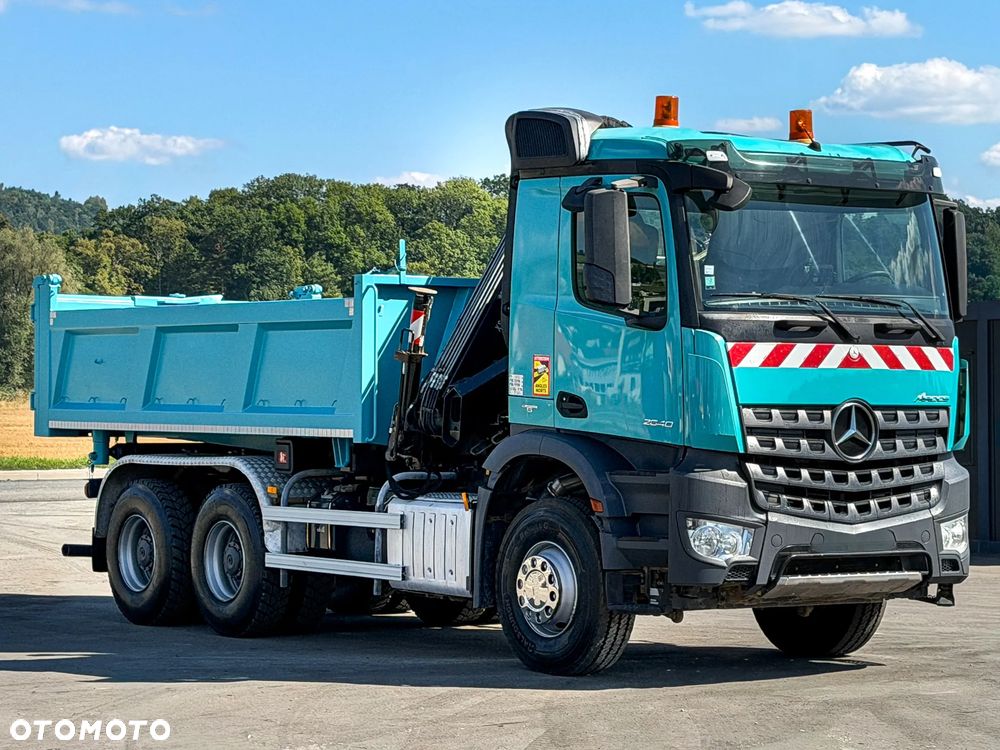 Mercedes-Benz Arocs 2640 Wywrotka 4,80 m + HIAB 144 B-3 + Pilot * Bordmatic * 6x4 - 6