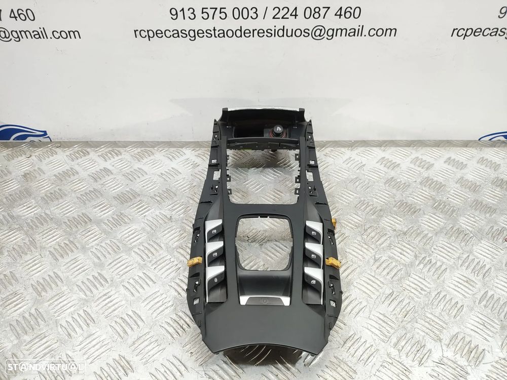 Consola Central Original Citroen DS5 Com Comutador Abertura De Vidros Travão Elétrico Cinzeiro - 2