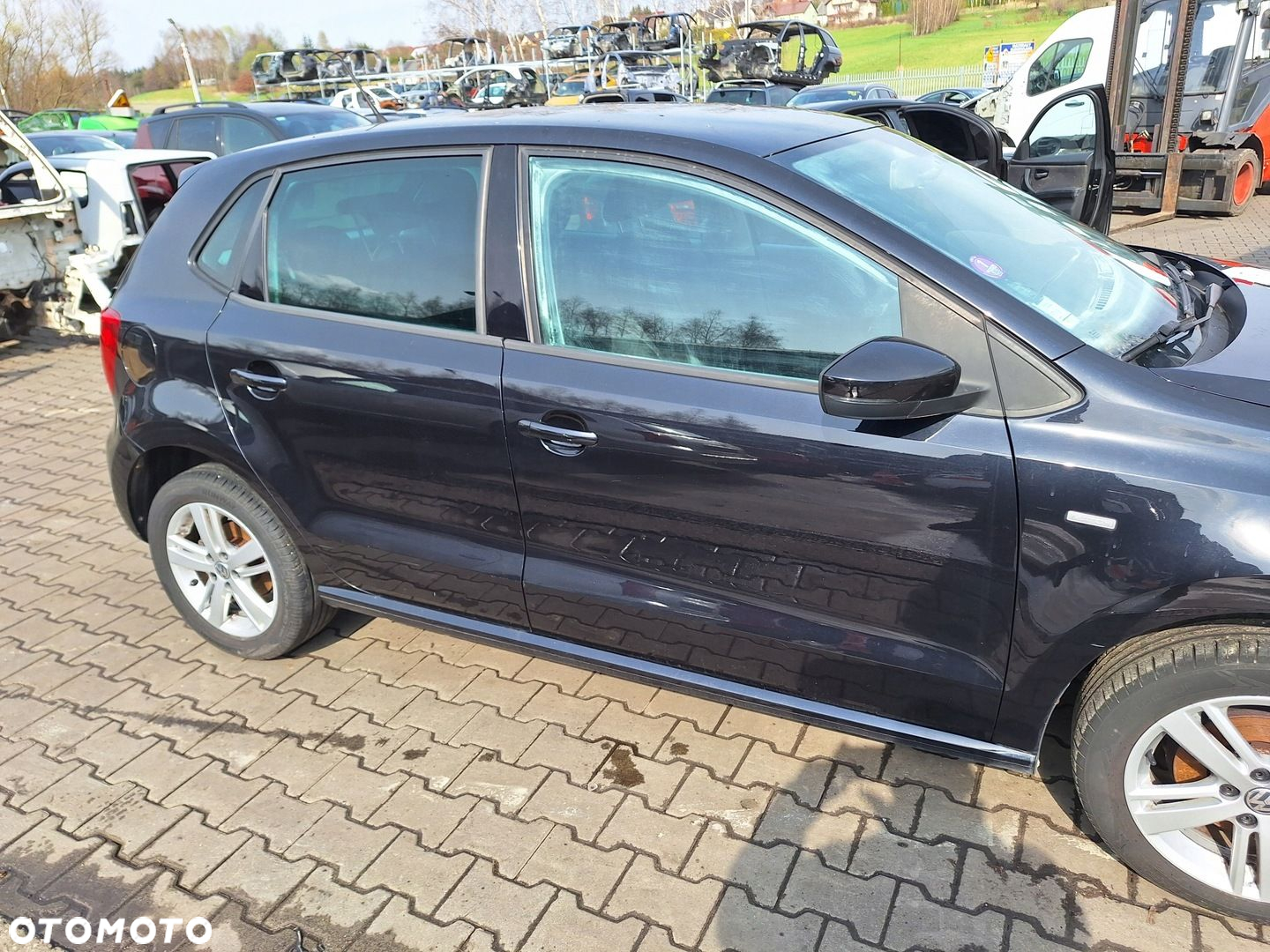 VOLKSWAGEN VW POLO 5 V 6R 6C 09-17 CZARNE LUSTERKO LEWE 5D LC9X 6-PIN EU - 4
