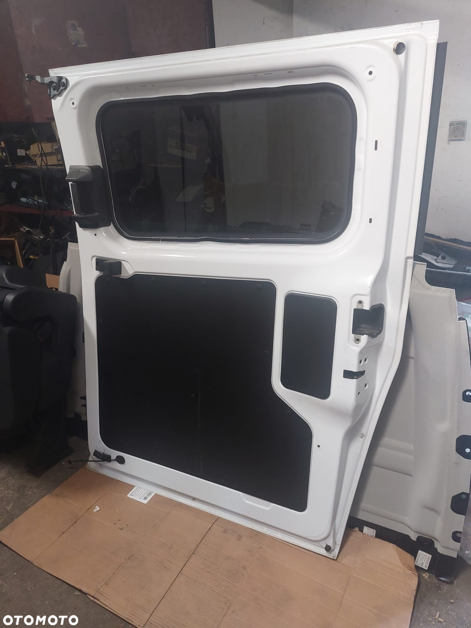 Drzwi boczne przesuwne prawe FORD TRANSIT TOURNEO CUSTOM LIFT 2019-> 23r oryginalne kompletne białe - 3