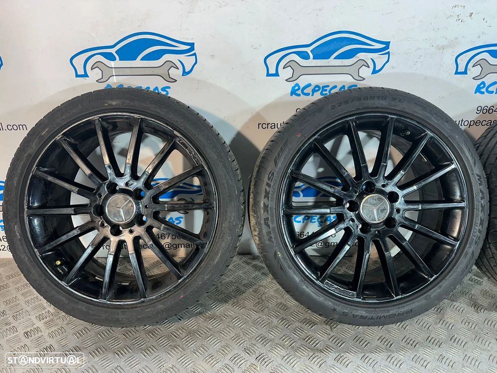 .Conjunto Jantes 18 Originais AMG Mercedes Benz 5x112 7.5J ET52 A 176 601 02 00 - 6