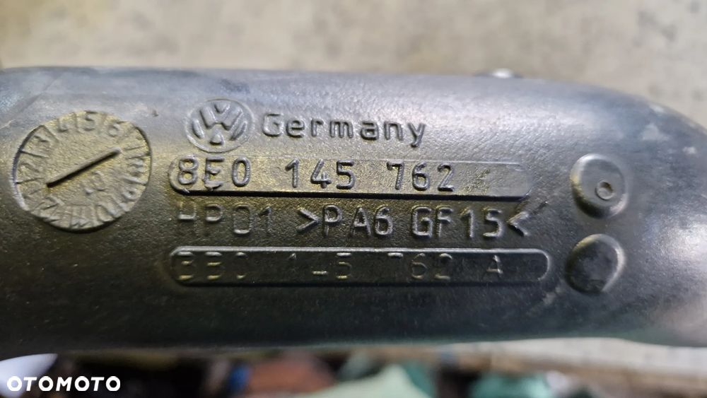 AUDI A4 B6 PRZEWÓD INTERCOOLERA 8E0145762 - 2