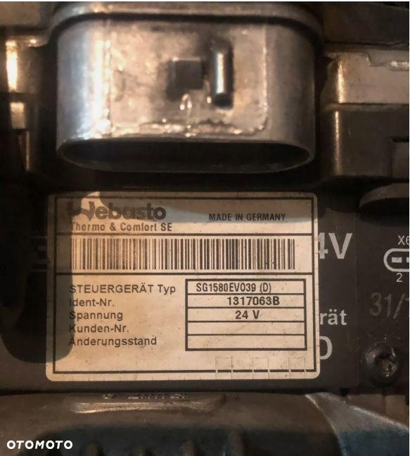 WEBASTO AIR TOP EVO 3900 DIESEL BUS TIR KAMPER KONTENER 24V - 5
