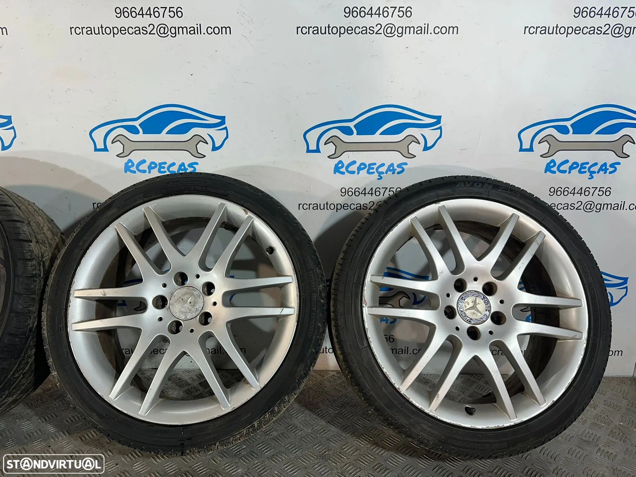 .Conjunto Jantes 18 Originais AMG Mercedes Benz 5x112 7,5J 8,5J ET36 ET30 - 5