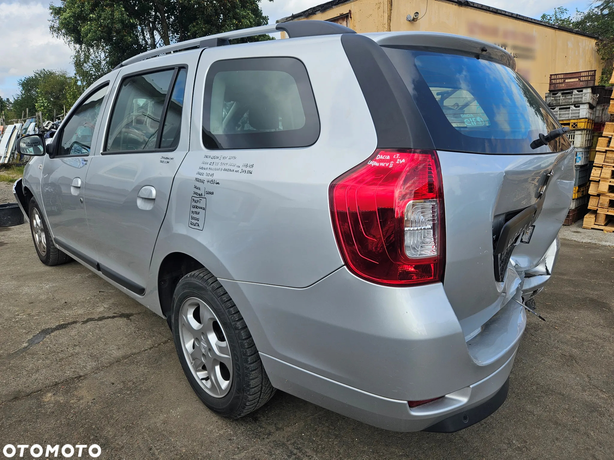 DACIA LOGAN II MCV DRZWI PRAWY PRZÓD PRAWE PRZEDNIE TED69 - 16