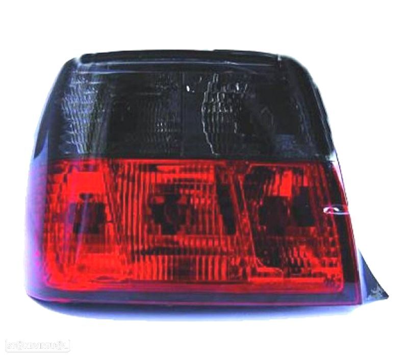 FAROLINS TRASEIROS BMW E36 COMPACT 90-97 VERMELHO PRETO - 1