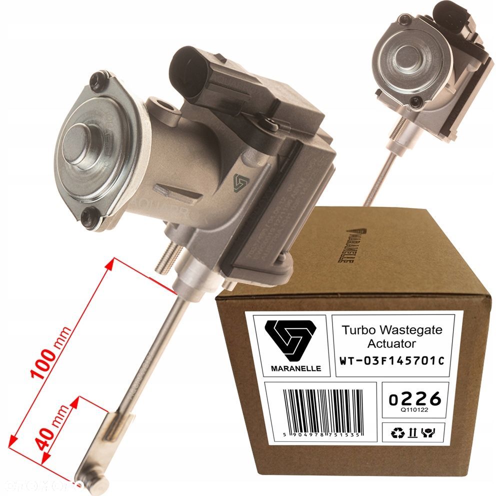 Nastawnik sterownik turbiny VW: Beetle Caddy Golf Jetta Polo Touran - 1.2 TSI [L=100] - 1