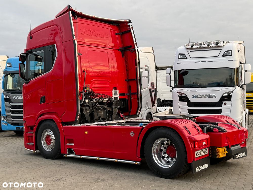 Scania 580s Scania z Niemiec ASO kontrakt serwisowy idealny stan v8 4x2 - 14