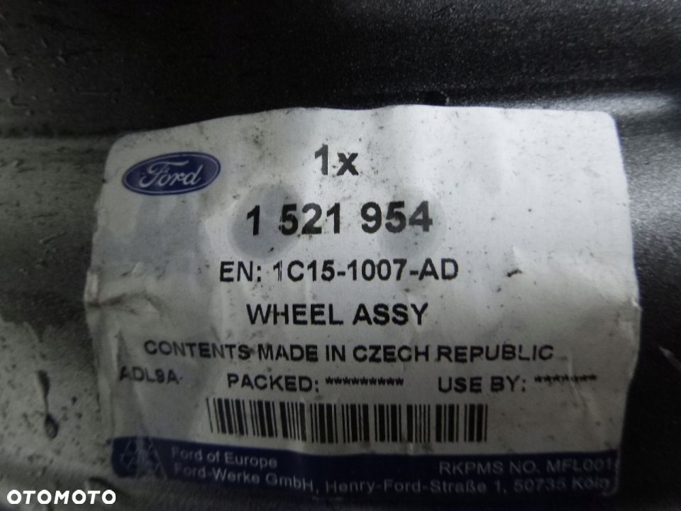 ford transit mk6 7 felga r15 5,5x15x60 - 2